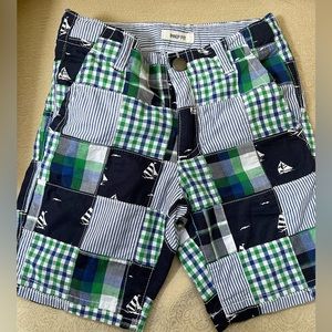 Gymboree Boys Shorts - Madras/ Nautical pattern. NWOT. SZ 5